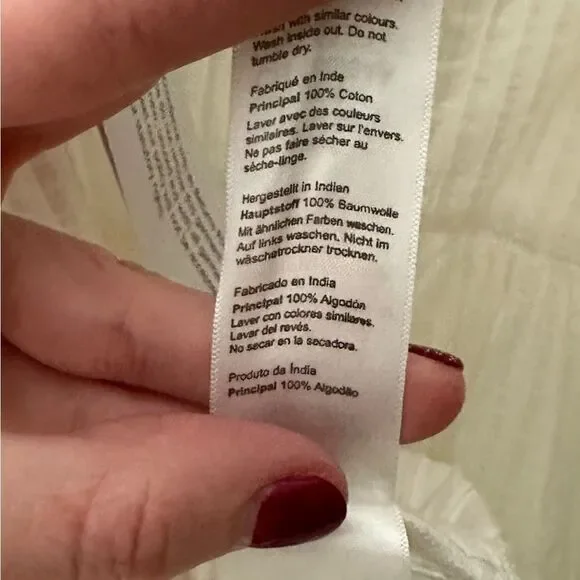 Topshop White Pintuck Tie Shoulder Tiered Hem Beachy SummerโCasual MidiโDress - Picture 7 of 9